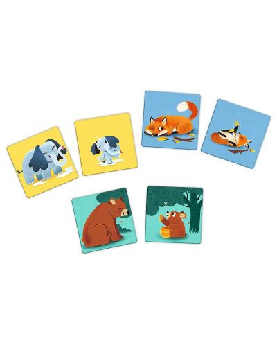 Детска мемори игра Memos Maxi - Животинки родители и деца - 2
