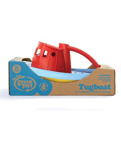 Green Toys: Tug Boat Red - 4