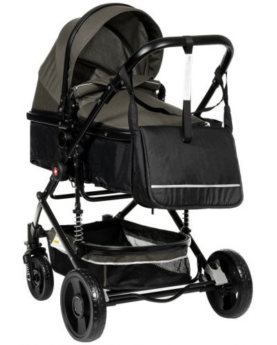 Детска комбинирана количка 2 в 1 Zizito - ZI Lana, сива - 3