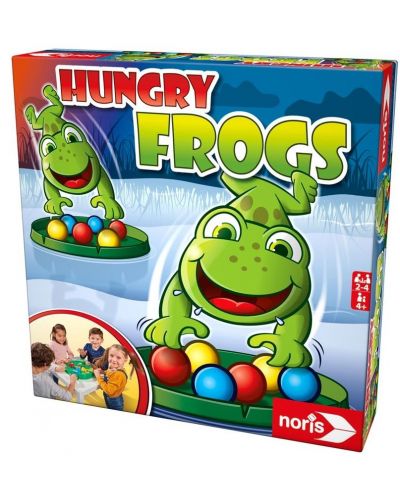Детска игра Noris - Гладни жабки - 1