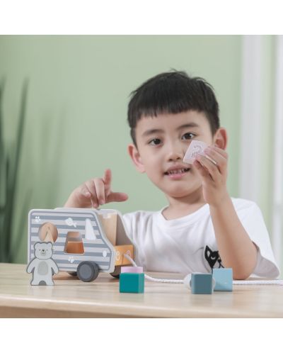 Детска играчка Viga Polar B - Камион за сортиране и дърпане - 6