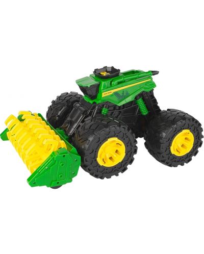 Детска играчка Tomy John Deere - Комбайна, с чудовищни гуми - 1