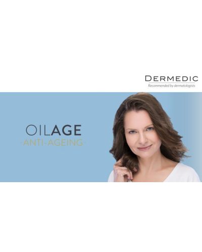 Dermedic Oilage Комплект - Дневен крем, Околоочен крем и Синдет, 50 + 7 + 25 ml - 6