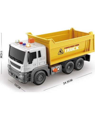 Детски камион Raya Toys - Truck Car с музика и светлини, 1:16 - 2