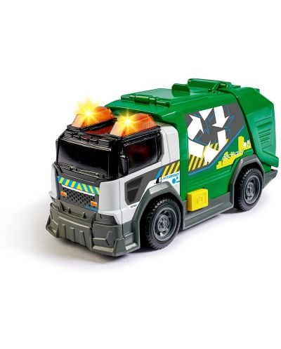 Детска играчка Dickie Toys - Камион за почистване, със звуци и светлини - 1