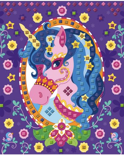 Детска мозайка Janod - Понита и еднорози - 5