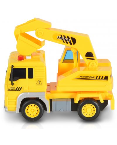 Детска играчка Moni Toys - Камион с лопата, звук и светлини, 1:20 - 2