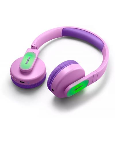 Детски безжични слушалки Philips - TAK4206PK, розови - 4