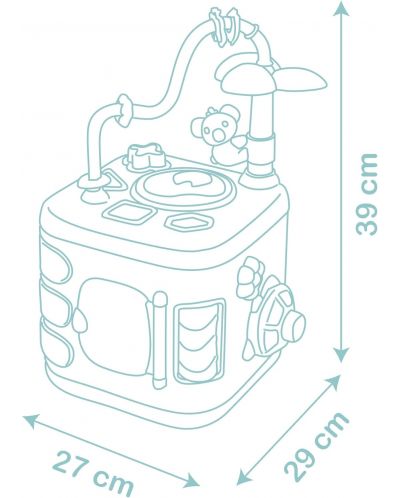 Детска играчка Smoby - Образователен куб с 13 активности - 5