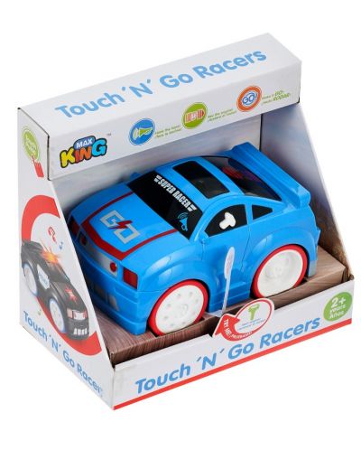 Детска играчка GT - Кола със звуци, синя - 8
