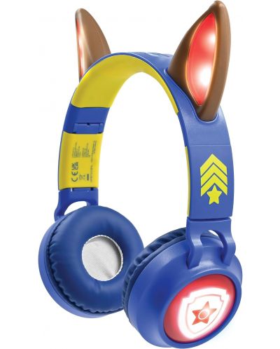 Детски слушалки Lexibook - Paw Patrol HPBT015PA, безжични, сини - 1