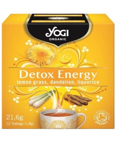 Detox Energy Енергизиращ чай, 12 пакетчета, Yogi Tea - 1