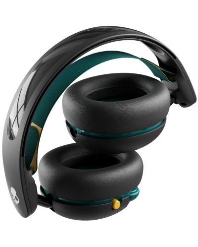 Детски слушалки Skullcandy - Grom Wireless, безжични, черни/зелени - 5