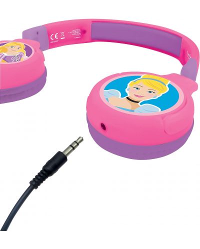 Детски слушалки Lexibook - Princesses HPBT010DP, безжични, розови - 4