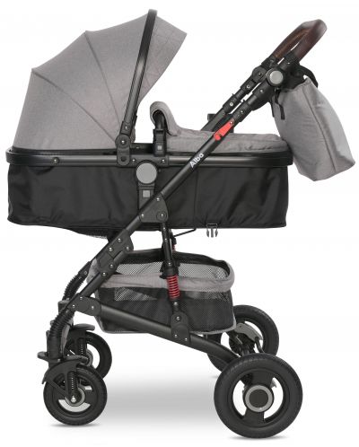 Детска количка Lorelli - Alba Premium, Opaline Grey - 4