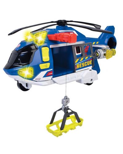 Детска играчка Dickie Toys - Спасителен хеликоптер, със звуци и светлини - 2