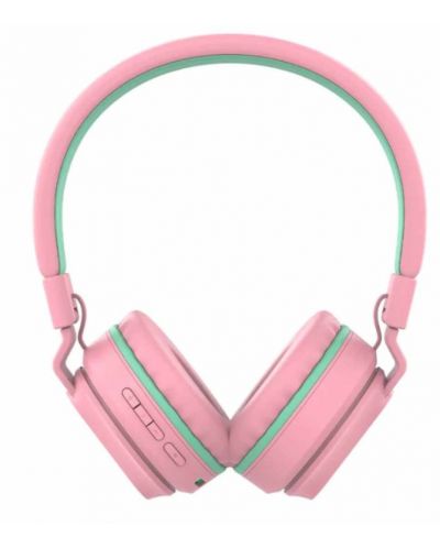 Детски слушалки Tellur - Buddy, безжични, розови - 2