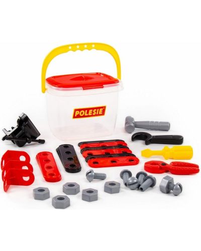 Polesie Строителни инструменти в кутия (32 части) 56603 - 3