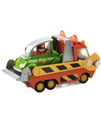 Детска играчка Djeco Crazy Motors - Луд камион, 1:43 - 4