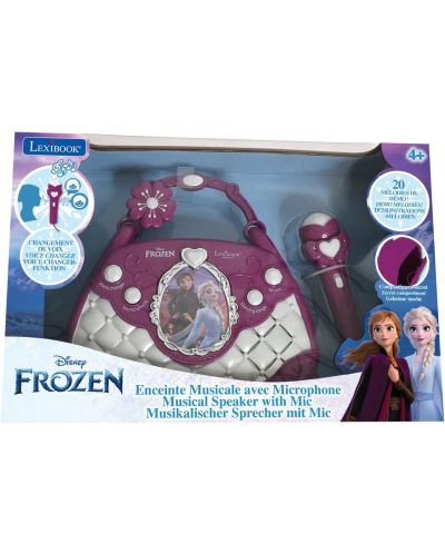 Детска играчка Lexibook - Електронна караоке чанта Frozen, с микрофон - 7