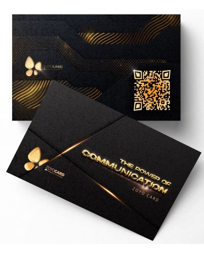 Дигитална визитна картичка ZoYo Card - Boiling Gold - 1
