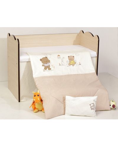 Спален комплект с бродерия Dizain Baby - Мечета, 3 части, 60 х 120 cm