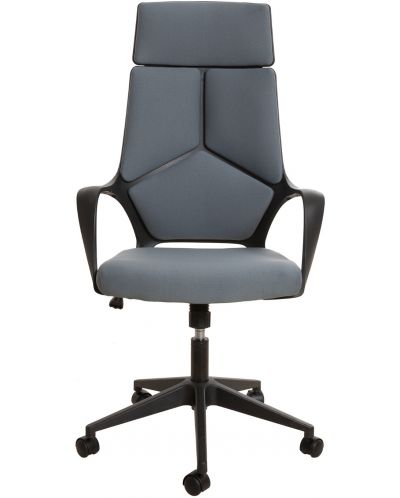 Директорски стол - Force Black, сив - 1