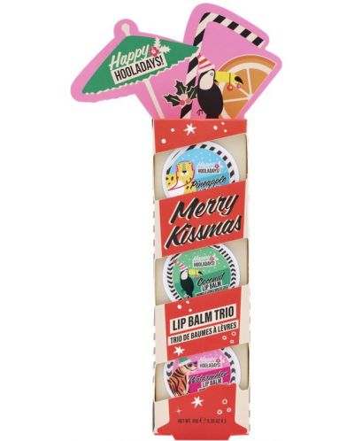 Dirty Works Комплект Merry Kissmas Lip Balms, 3 броя - 1