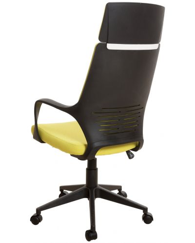 Директорски стол - Force Black, жълт - 3