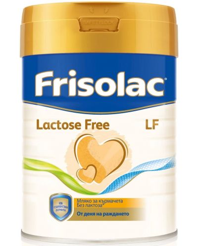 Диетично мляко за кърмачета Frisolac - Lactose Free, 400 g - 2