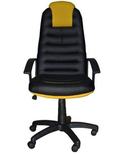 Директорски стол Tunis - черен/жълт - 1