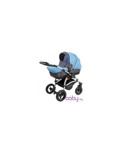 Dizain Baby комбинирана количка 2 в 1 Alice синя