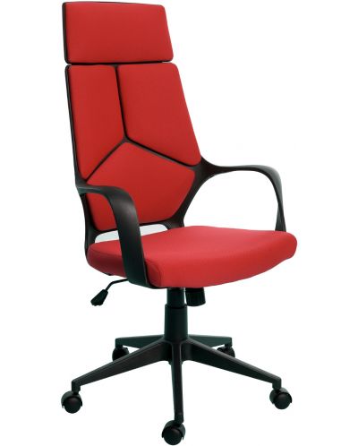 Директорски стол - Force Black, червен - 2