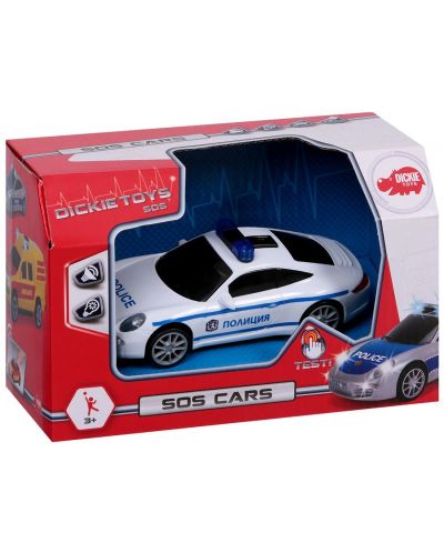 Детска играчка Dickie Toys SOS Series - Полиция - 1