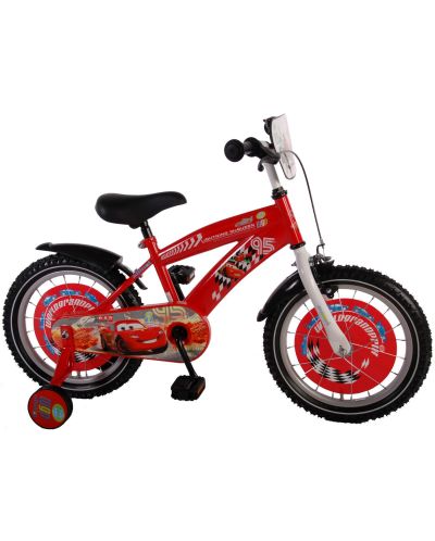 Детски велосипед с помощни колела E&L Cycles - Дисни Колите, 16 инча - 1