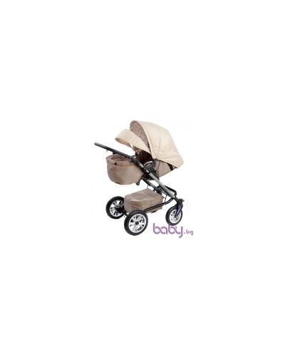 Dizain Baby комбинирана количка 2 в 1 Zeta капучино