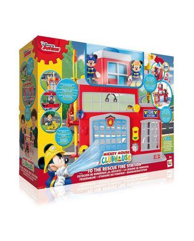 Игрален комплект IMC Toys - Пожарната станция на Мики Маус