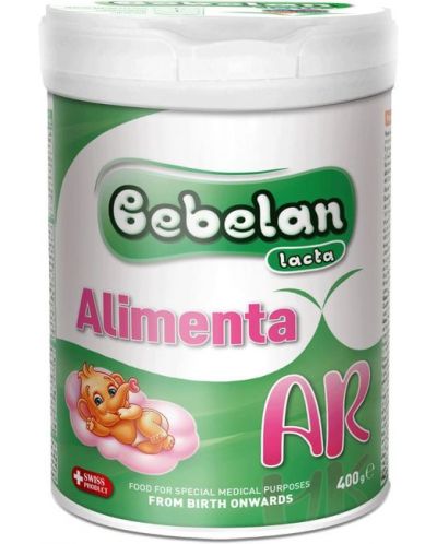 Бебелан Алимента AR (антирефл.мляко) 0+, опаковка 400г - 1