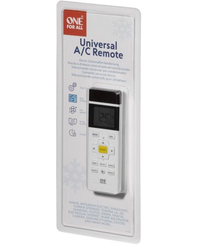 Дистанционно управление за климатик One For All - URC1035, универсално, бяло - 3