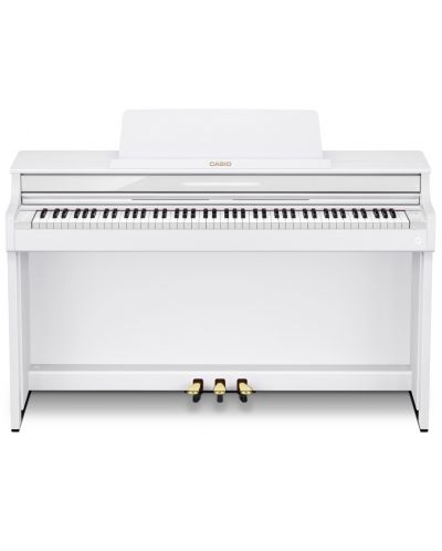 Дигитално пиано Casio - AP-550WE, бяло - 1