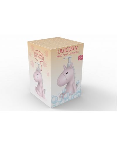 Диспенсър за сапун Dhink - Unicorn, розов - 5