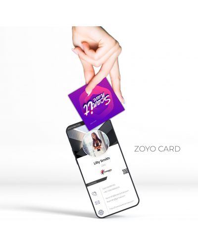 Дигитална визитна картичка ZoYo Card - Teenage Lilac - 2