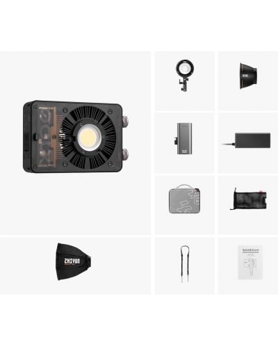 Диодно осветление ZHIYUN - Molus X100 Pro, Bi-Color, COB, LED, Combo - 10