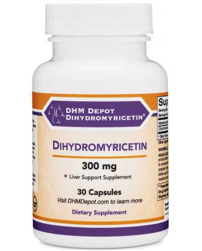 Dihydromyricetin Китайска лоза, 300 mg, 30 капсули, Double Wood - 1
