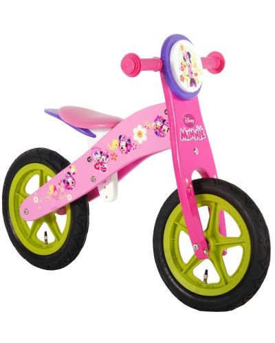 Дървено колело за баланс E&L Cycles - Дисни Мини Маус, 12 инча - 1