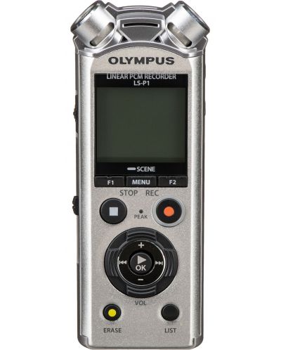 Диктофон Olympus - LS-P1-E1, сребрист - 1