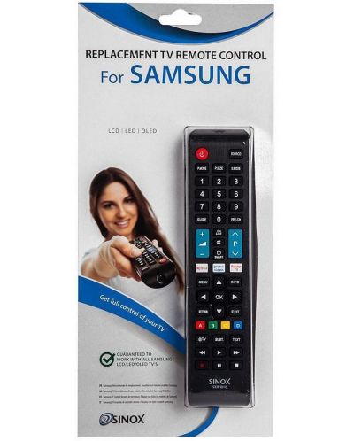 Дистанционно управление за ТВ Sinox - SXR1010, за Samsung, черно - 3