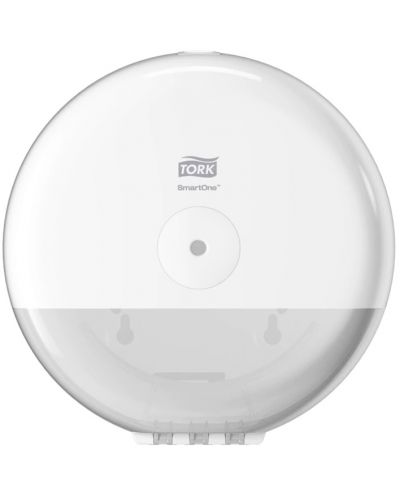 Диспенсър за тоалетна хартия Tork - Smart One Mini, T9, 21.9 х 15.6 х 21.9 cm, бял - 2