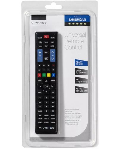 Дистанционно управление Vivanco - 38016, TV Samsung, черно - 3
