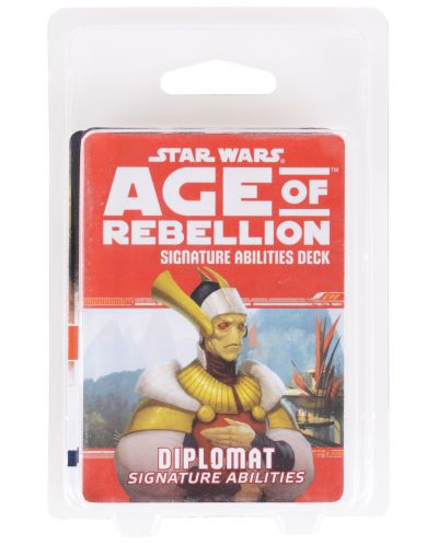Допълнение за ролева игра Star Wars: Age of Rebellion - Diplomat Signature Specialization Deck - 2